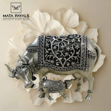 Heavy Oxidised Cow Calf Idol