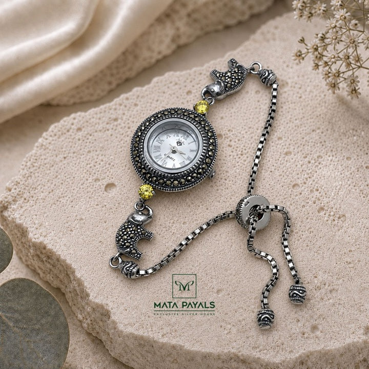 Fancy Oxidised Watch