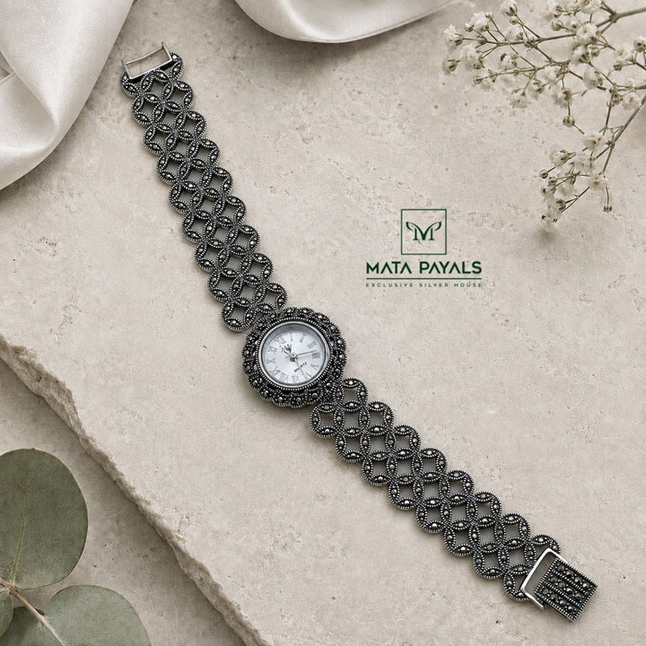 Luxurious Marcasite Watch