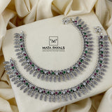 Oxidised Kundan Anklet