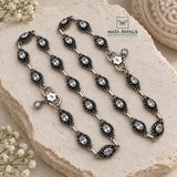 Classic Oxidised Anklet