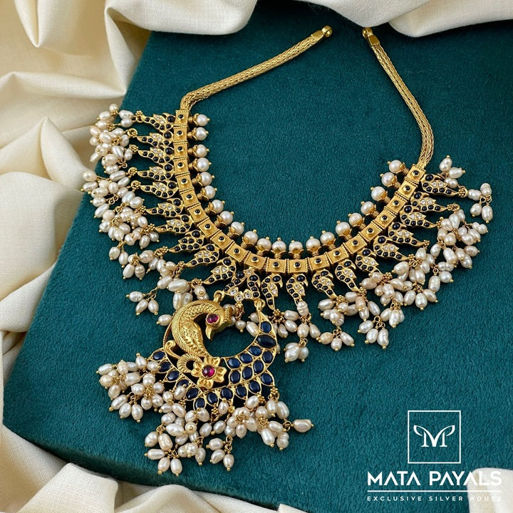 Heritage Mayura Gold Plated Necklace