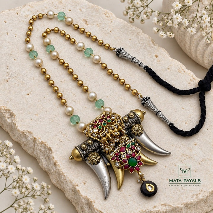 Royal Kundan Pendant Chain