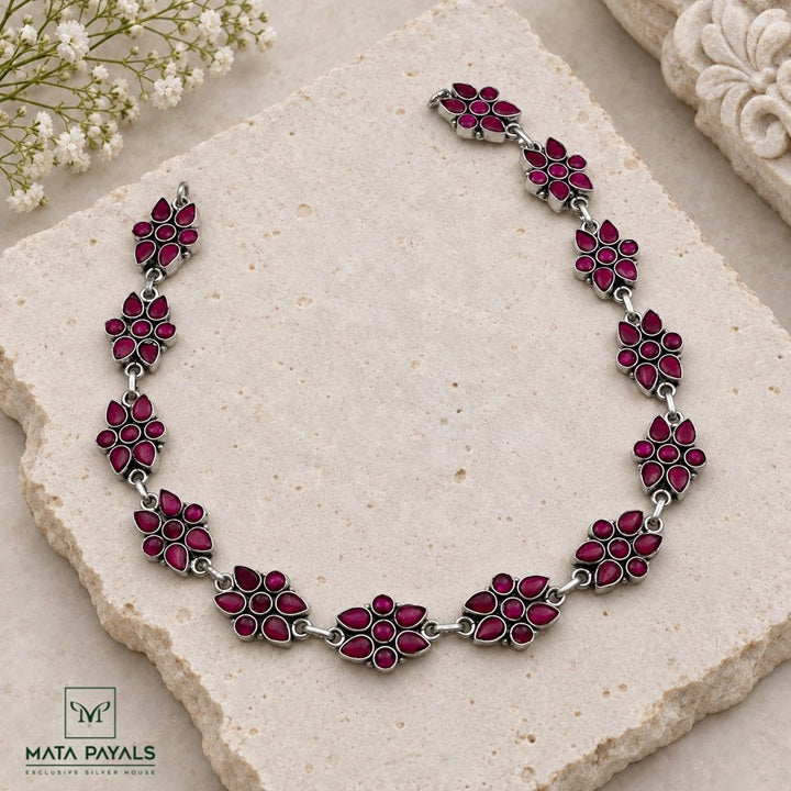 Oxidised Kundan Necklace
