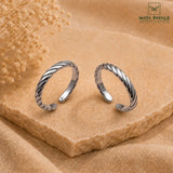 Classy Rhodium Toe Ring