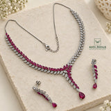 Pinkish Party Wear Necklace