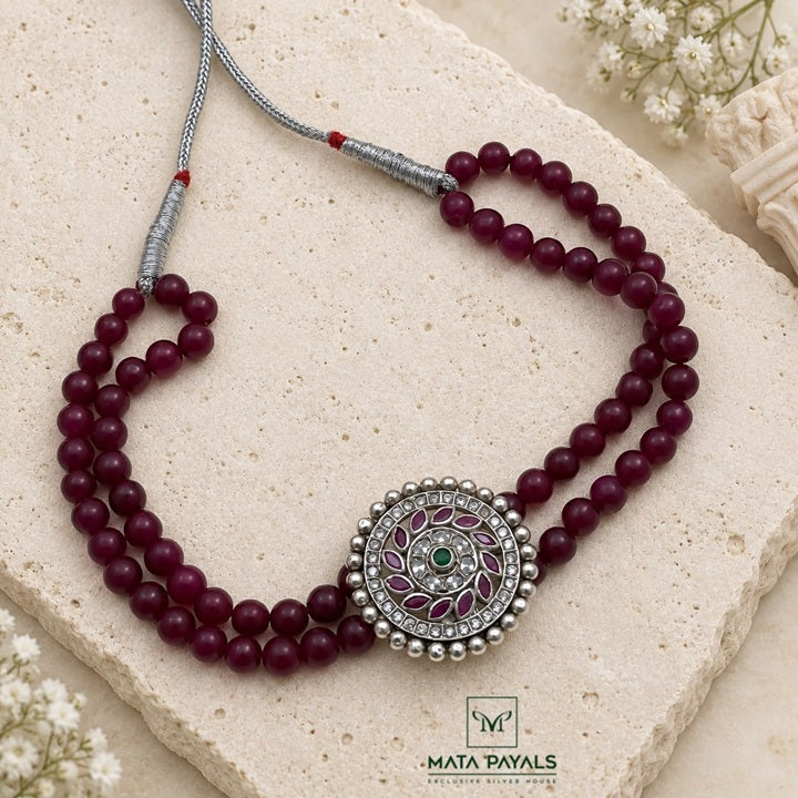 Unique Oxidised Choker