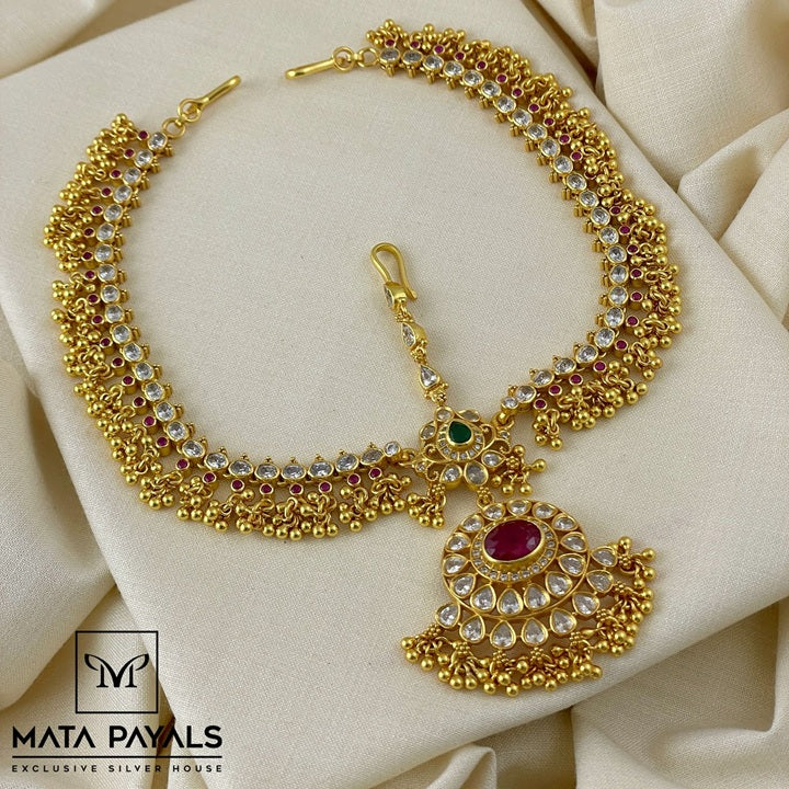 Gold Plated Vintage Collection Mangtika
