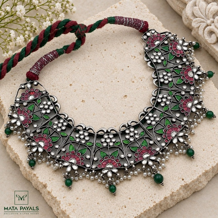 Imperial Floral Kundan Necklace