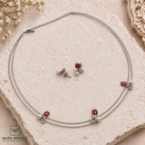 Eye Catching Rosey Necklace