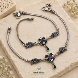 Beautiful Oxidised Anklet