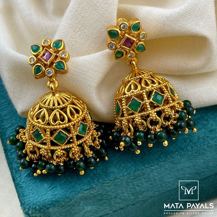 Green Beads Jumka