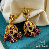 Charming Silver Jumka
