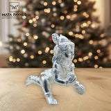 Silver Baby Krishna Idol
