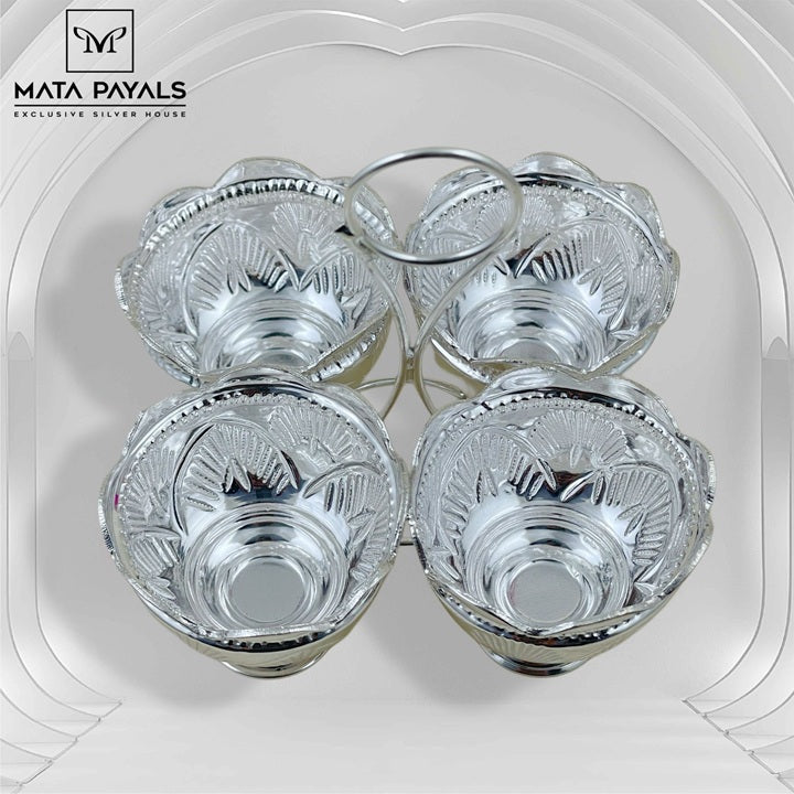 Ravishing Silver Kum Kum Bowl
