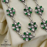 Good Looking Floral Kundan Anklet