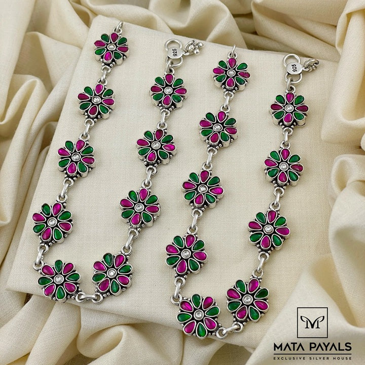 Glorious Kundan Anklet
