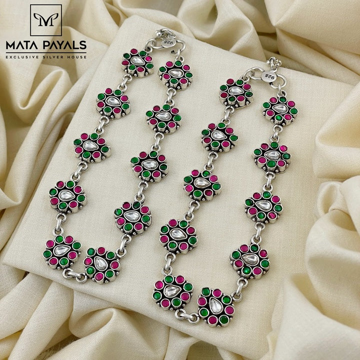 Wonderful Kundan Anklet