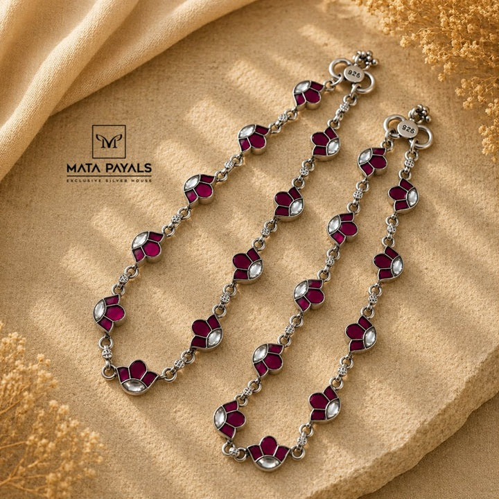 Attractive Kundan Anklet