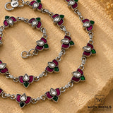 Kundan Louts Anklet