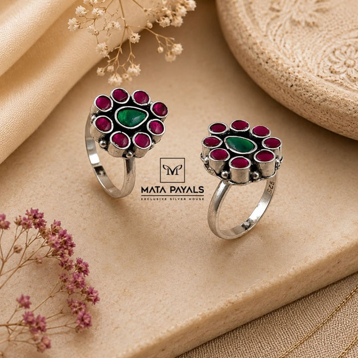 Attractive Kundan Toe Ring