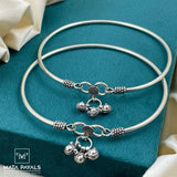 Gorgeous Silver Leg Kada