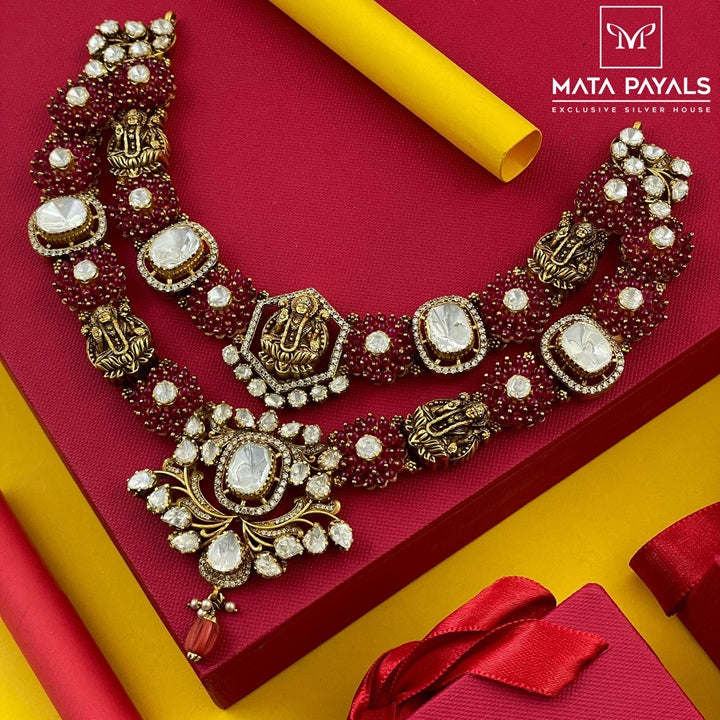 Exclusive Pink Lakshmi Necklace