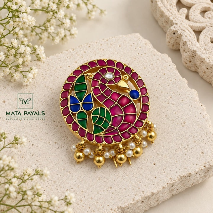 Attractive Kundan Jade Bille
