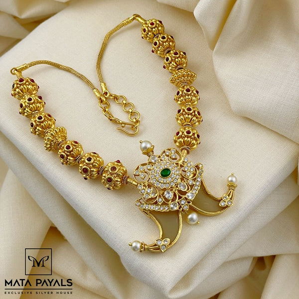 Gold Plated Kemp Necklace