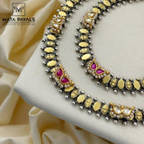 Fancy Dual Tone Anklet