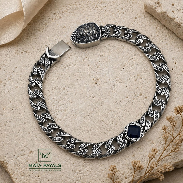 Interesting Silver Bracelet