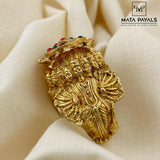 Luxurious Navaratna Finger Ring