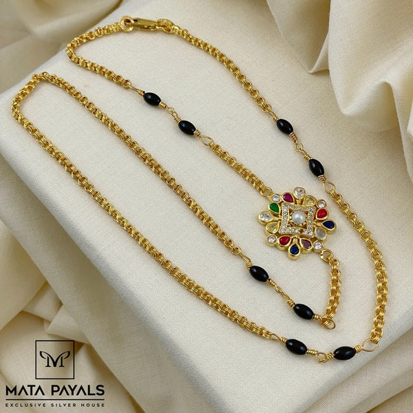 Elegant Gold Polish MOP Chain