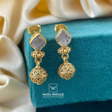 Simple Kundan Earring