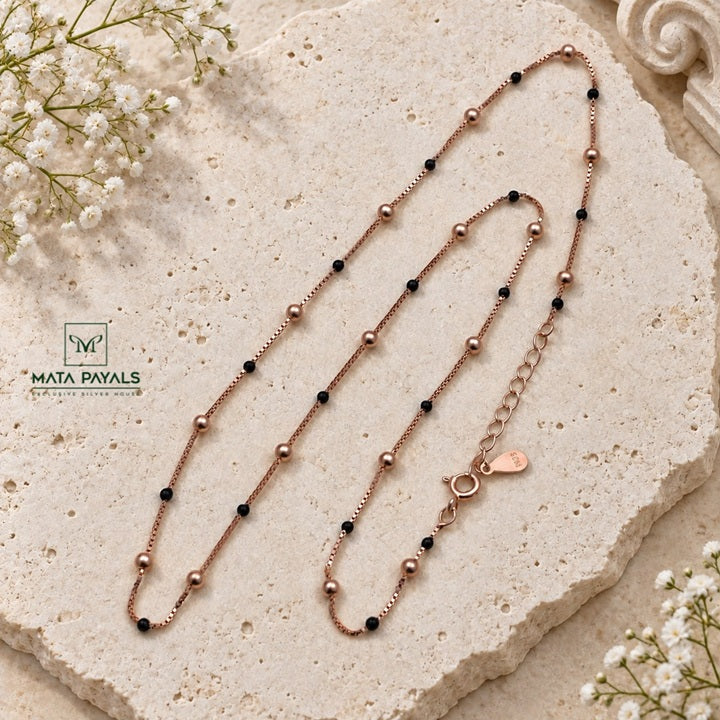 Cute Rose Gold Mangalsutra