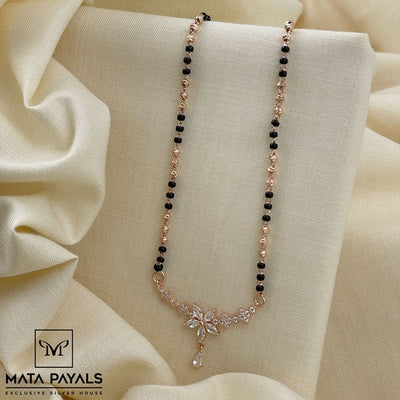 Floral Rose Gold Mangalsutra
