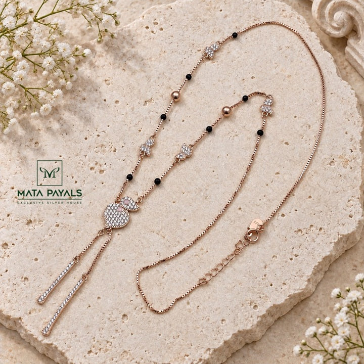 Cute Rose Gold Mangalsutra