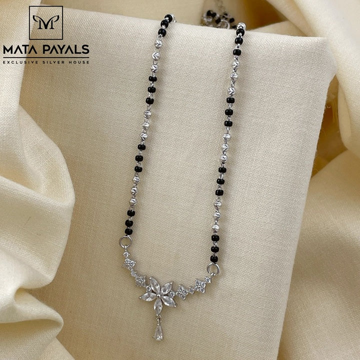 Trendy Rhodium Mangalsutra