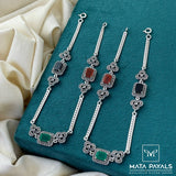 Colourful Marcasite Anklet