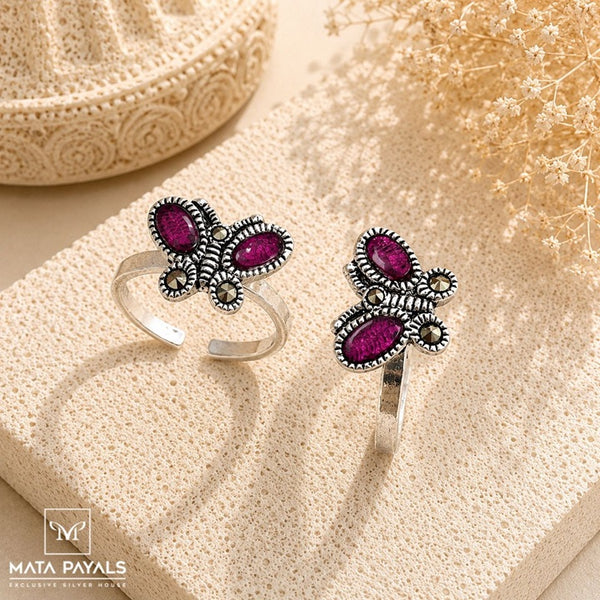 Elegant Marcasite Toe Ring