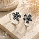 Impressive Marcasite Toe Ring