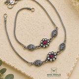 Beautiful Oxidised Anklet