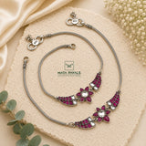 Mesmeric Kundan Anklet