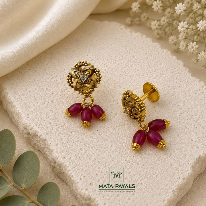 Trendy Gold Plated Stud