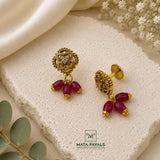 Trendy Gold Plated Stud