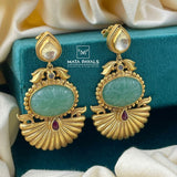 Rare Precious Stone Chandbali