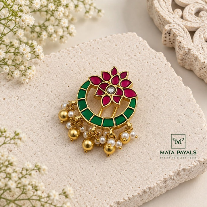 Mind Blowing Kundan Jade Bille