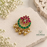 Mind Blowing Kundan Jade Bille