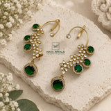 Green Cuff Earring