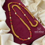 Gold Polish Coral Fancy Neckchain
